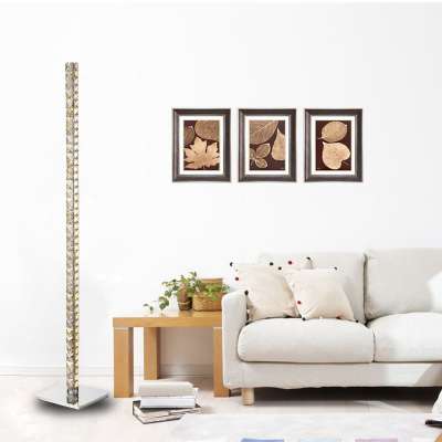 Northern Europe Hot Sells Crystal Floor Lamp Simple Art LED Crystal Floor Standing Light